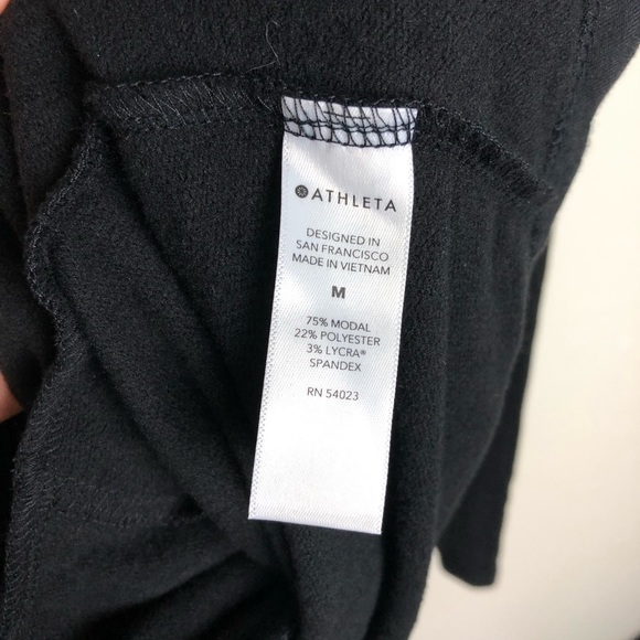 ATHLETA Purana Wrap Black Sweatshirt - Picture 9 of 11